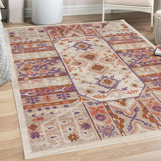 Beauty Decor Soft Bedroom Area Rug Tribal Ethnic Pattern Vintage Style Red Triangle Geometric Pattern Decorative Throw Rug for Indoor Floor Carpet,Non Slip Carpets Rugs for Living Room 5ft Beauty Decor Soft Bedroom Area Rug Tribal Ethnic Pattern Vintage Style Red Triangle Geometric Pattern Decorative Throw Rug for Indoor Floor Carpet,Non Slip Carpets Rugs for Living Room 5ft